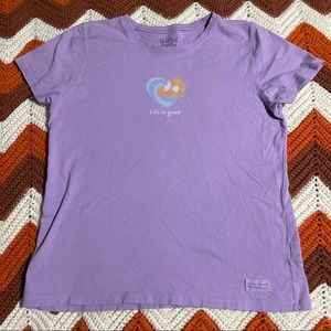 Life is good vintage crusher tee